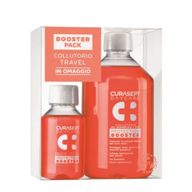 Collutorio Protection Booster Fruit Sensation Curasept Daycare 500ml+100ml