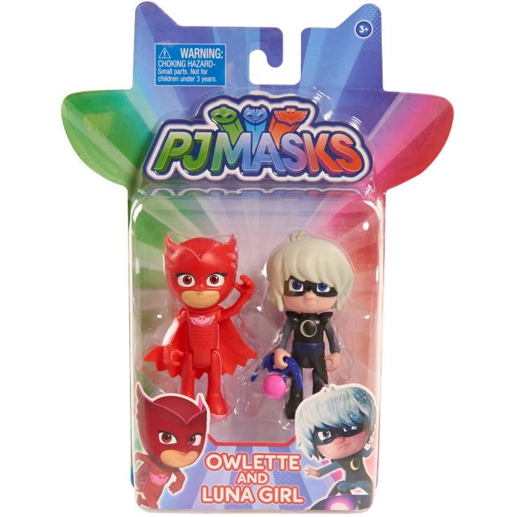 PJ Masks Figure Gufetta Vs Luna Girl Hasbro 2 Pezzi