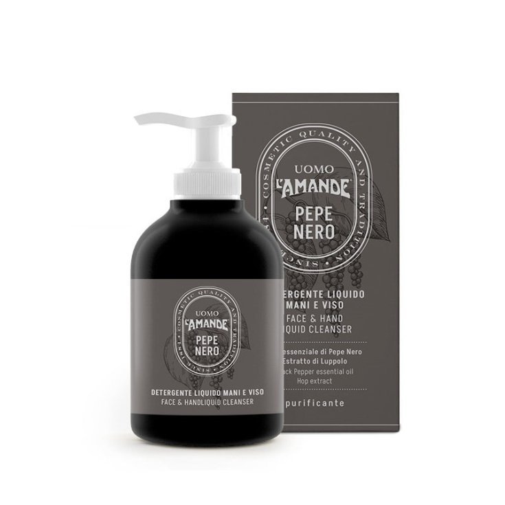 Detergente Liquido Pepe Nero L'Amande Uomo 250ml