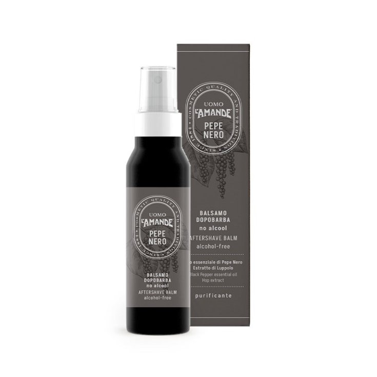 Balsamo Dopo Barba Analcolico Pepe Nero L'Amande Uomo 100ml