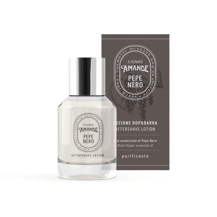 Lozione Dopo Barba Pepe Nero L'Amande Uomo 100ml