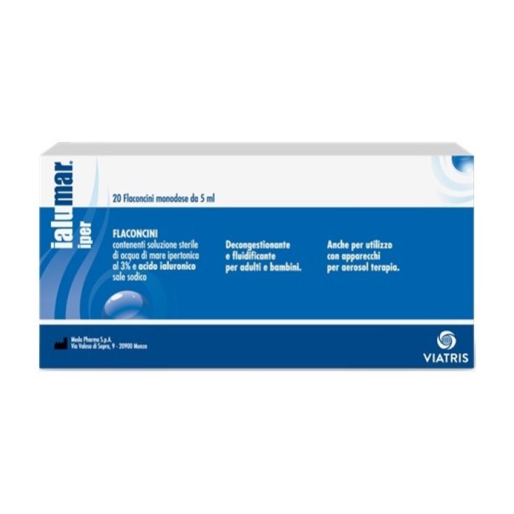 Ialumar Iper Soluzione Ipertonica 3% 20 Flaconcini Monodose Ialumar Iper Soluzione Ipertonica 3% 20 Flaconcini Monodose
