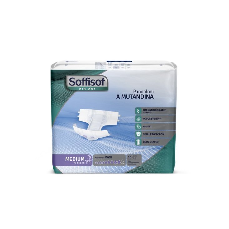 Pannoloni A Mutandina Air Dry Maxi M Soffisof 15 Pezzi