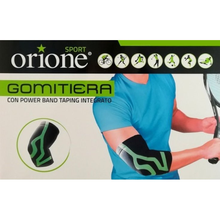 Orione Gomitiera Con Power Band Taping Integrato Nero XL Safte 1 Pezzo
