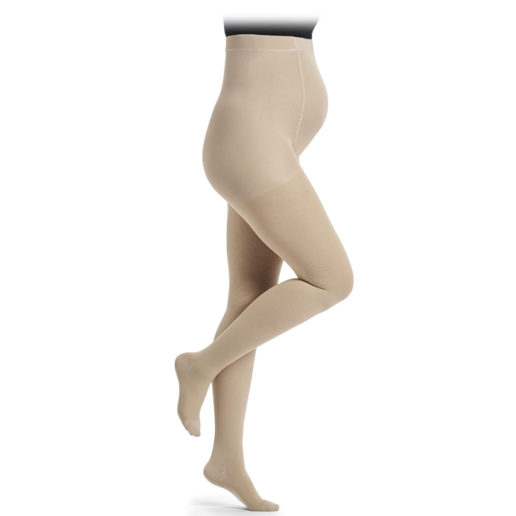 Collant Materno Lungo Nature CCL 1 Punta Aperta L Plus Sigvaris Cotton 1 Paio