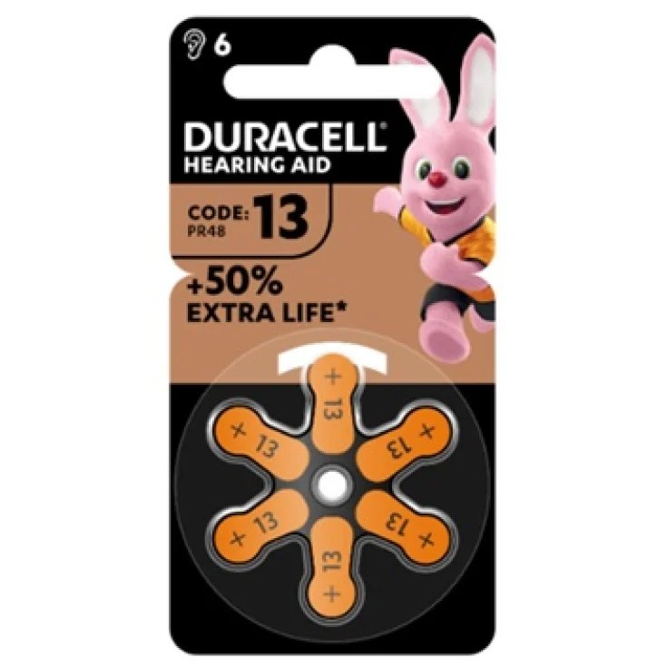 Easy Tab 13 Arancio DURACELL&reg; 6 Pezzi