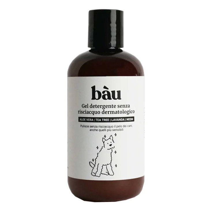 b&agrave;u Gel Detergente Senza Risciacquo Dermatologico 250ml