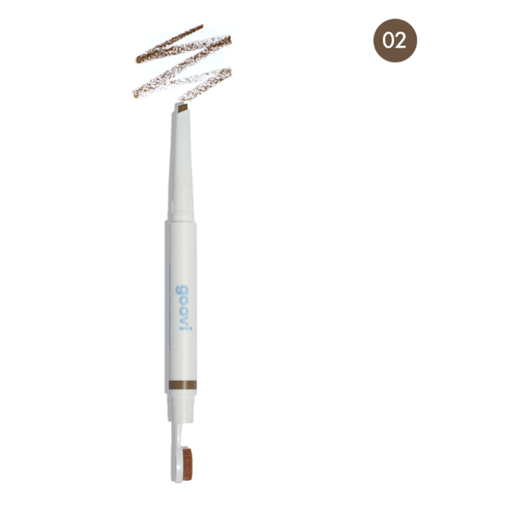Matita Sopracciglia con Kabuki 02&nbsp;Blonde to Light Brown Goovi