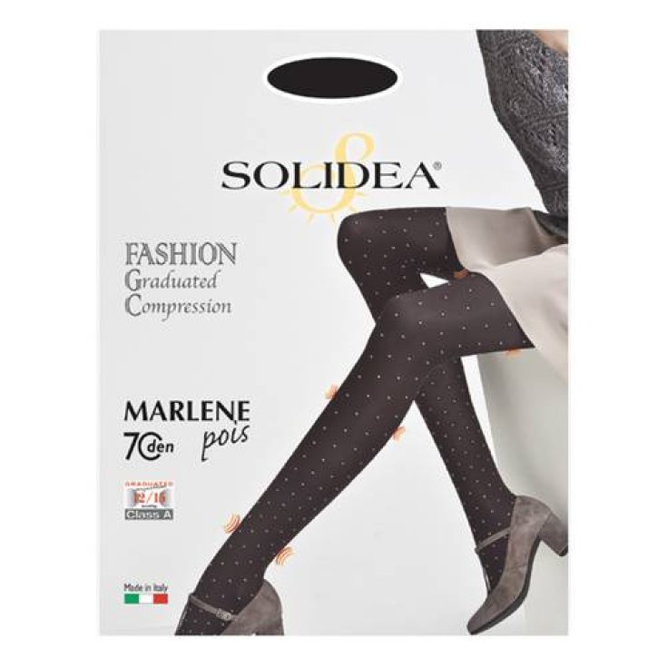 Collant 70 Opaque Marlene Pois Mosto Tg.4 L&nbsp;Solidea
