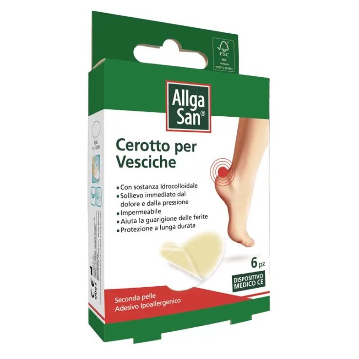 Cerotto&nbsp;Vesciche Allga San 6 Pezzi