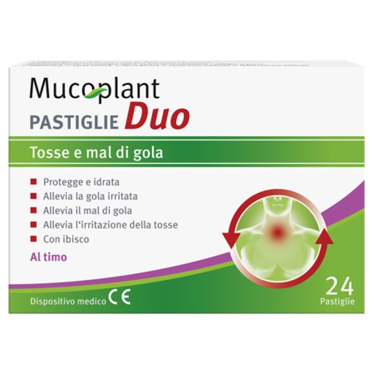 Pastiglie Duo al Timo Mucoplant 24 Pastiglie