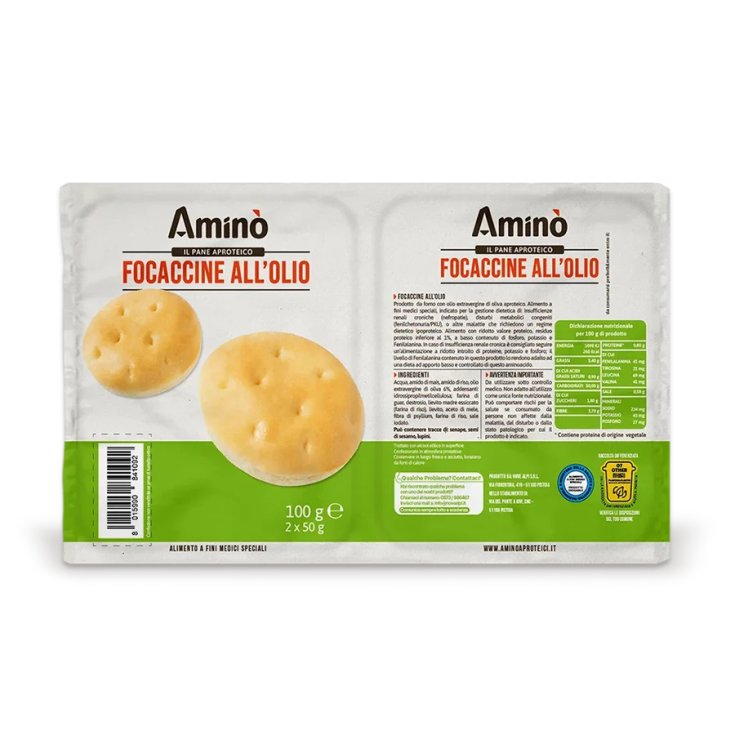 Focaccine All'Olio Amin&ograve; 100g