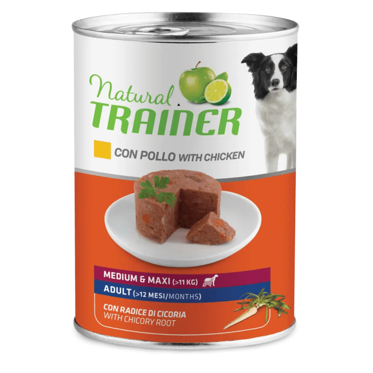 Mantenimento M&M Adult Pollo +Radice Di Cicoria Natural Trainer 400g