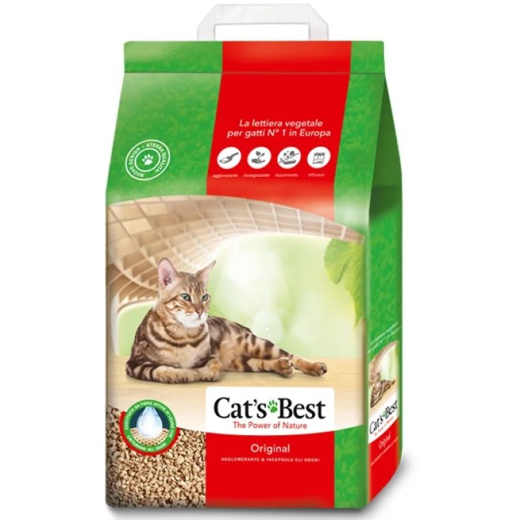 Original Lettiera Agglomerante e Incapsulante Cat's Best&reg; 10LT