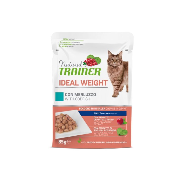 Cibo Umido con Merluzzo&nbsp;Ideal Weight Natural Trainer 85g