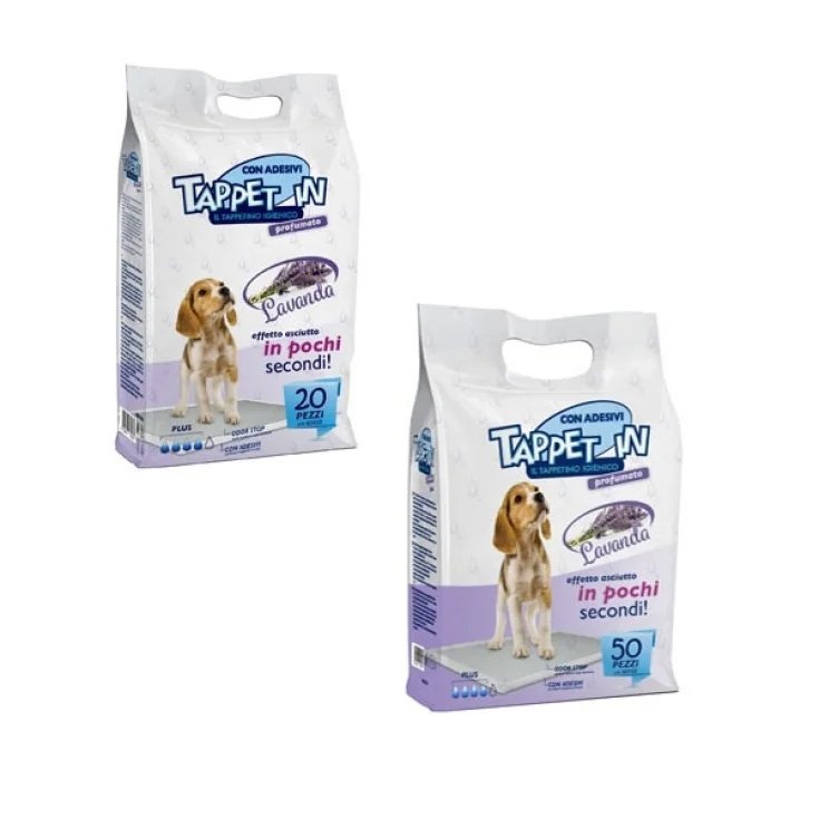 Tappet In Tappetini Igienici Profumati alla Lavanda - 20 pezzi 60 X 60