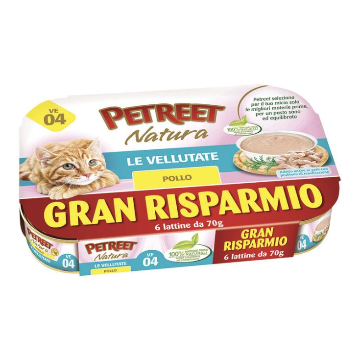 Le Vellutate Pollo Petreet Natura 6x70g