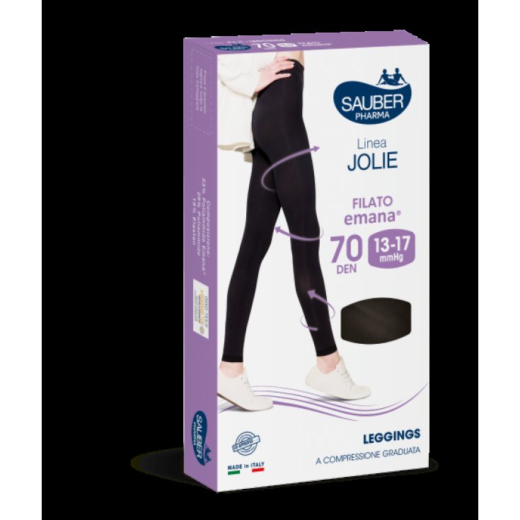 Leggins Emana 70 Jolie Nero Tg.L&nbsp;Sauber