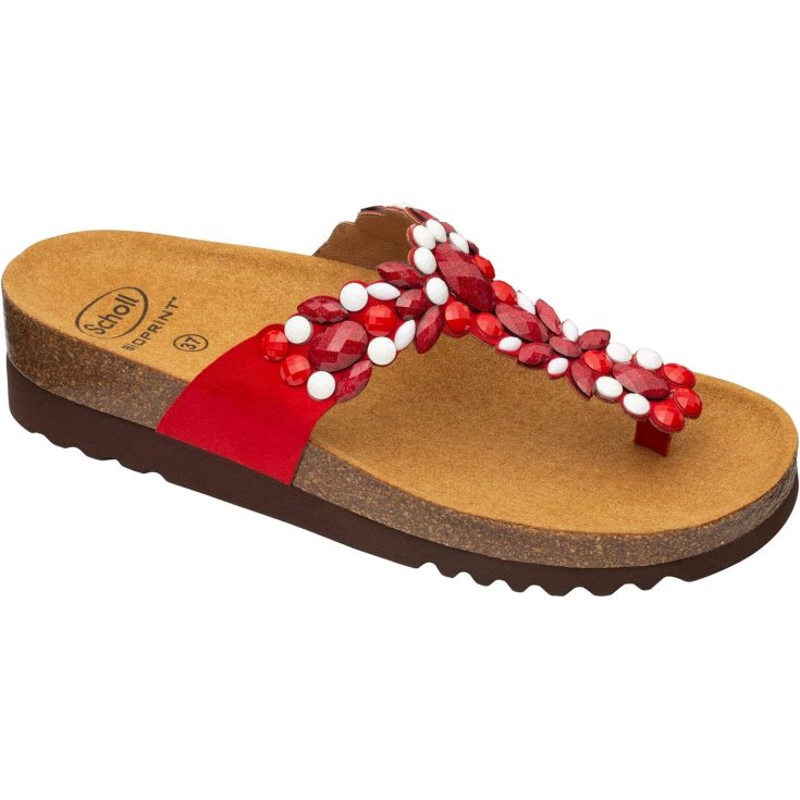 Alicia Flip-Flop Rosso/Bianco Tg.35&nbsp;Scholl