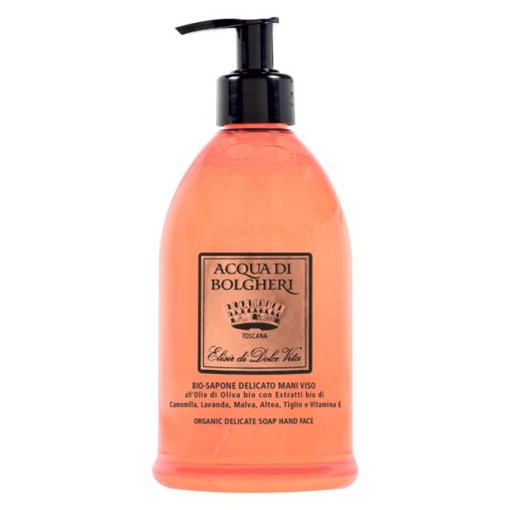 Bio-Sapone Delicato Mani E Viso Elisir Di Dolce Vita Acqua Di Bolgheri 500ml