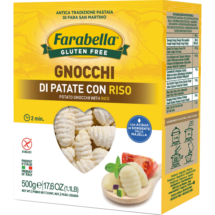Gnocchi Di Patate Con Riso Farabella&reg; 500g Promo