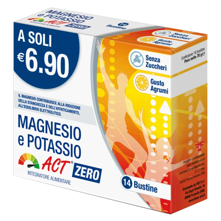 Magnesio e Potassio ACT&reg; Zero 14 Bustine