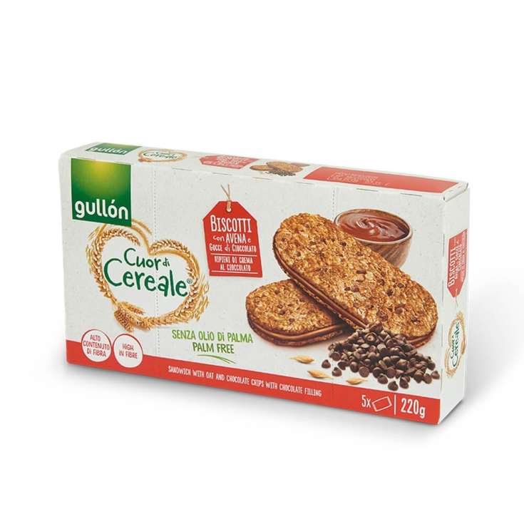 Sandwich Avena e Gocce di Cioccolato Cuor di Cereale Gull&oacute;n 220g