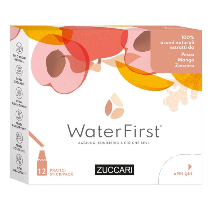WaterFirst&reg; Pesca, Mango, Zenzero ZUCCARI 12 Stick