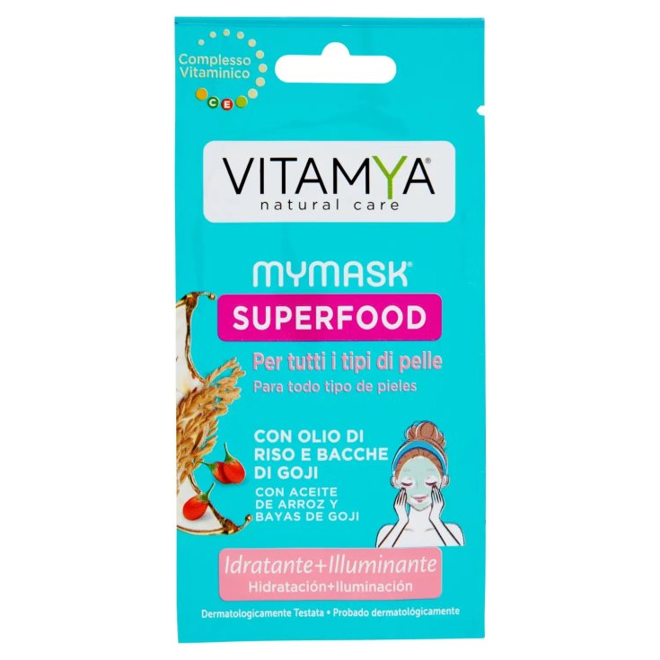 Maschera Viso Superfood Idratante Illuminante MY MASK&reg; 8ml