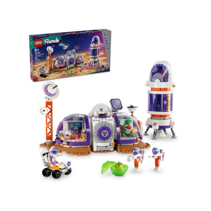 Base spaziale su Marte e razzo LEGO&reg; 42605