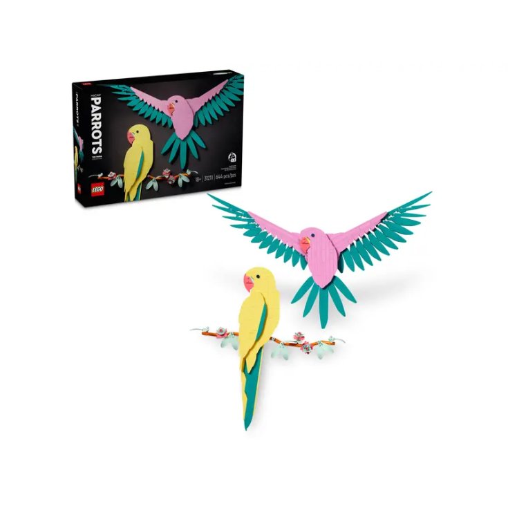 Collezione Animali &ndash; Pappagalli Ara LEGO&reg; 31211