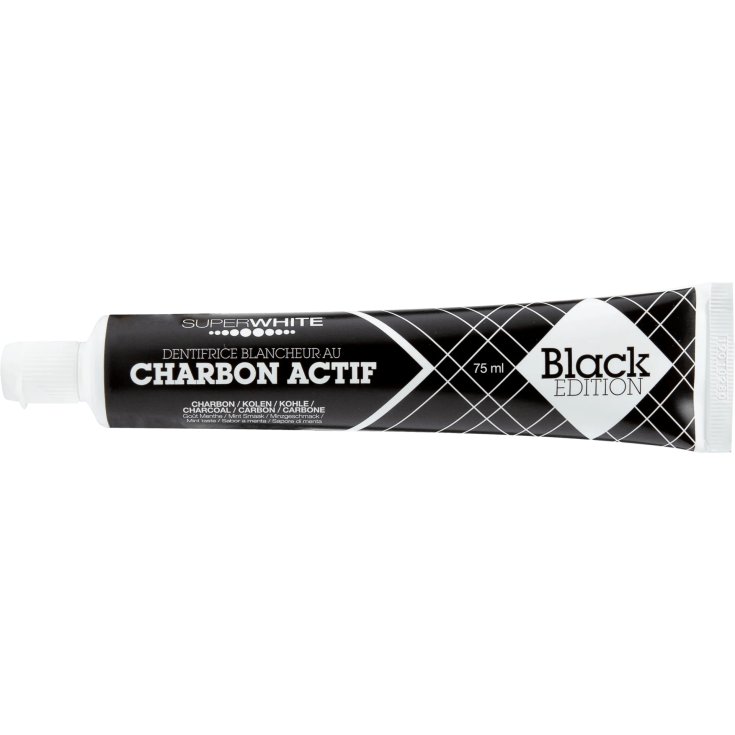 Dentifricio Al Carbone Attivo Black Edition SuperWhite 75ml