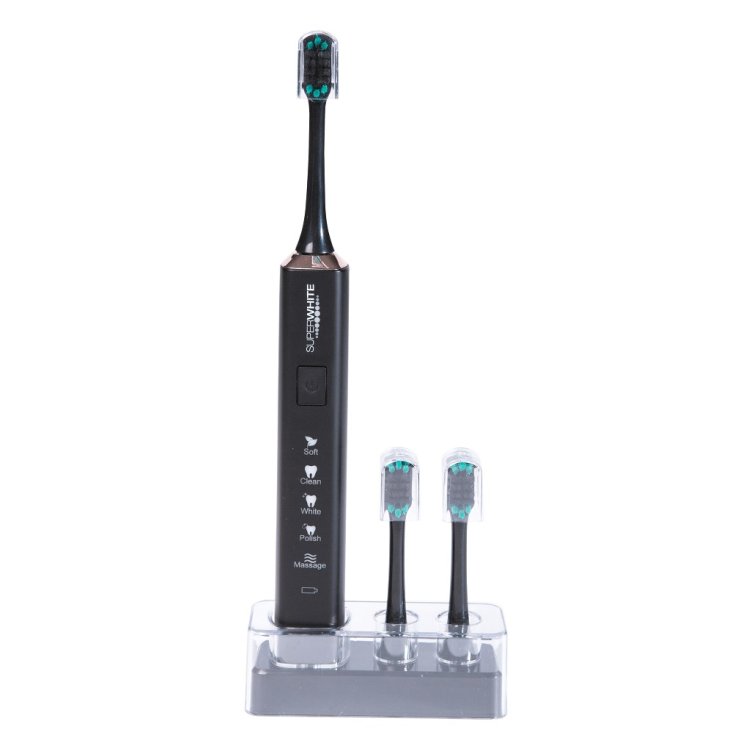 Spazzolino Elettrico Sonique Nero SuperWhite&reg; 1 Pezzo