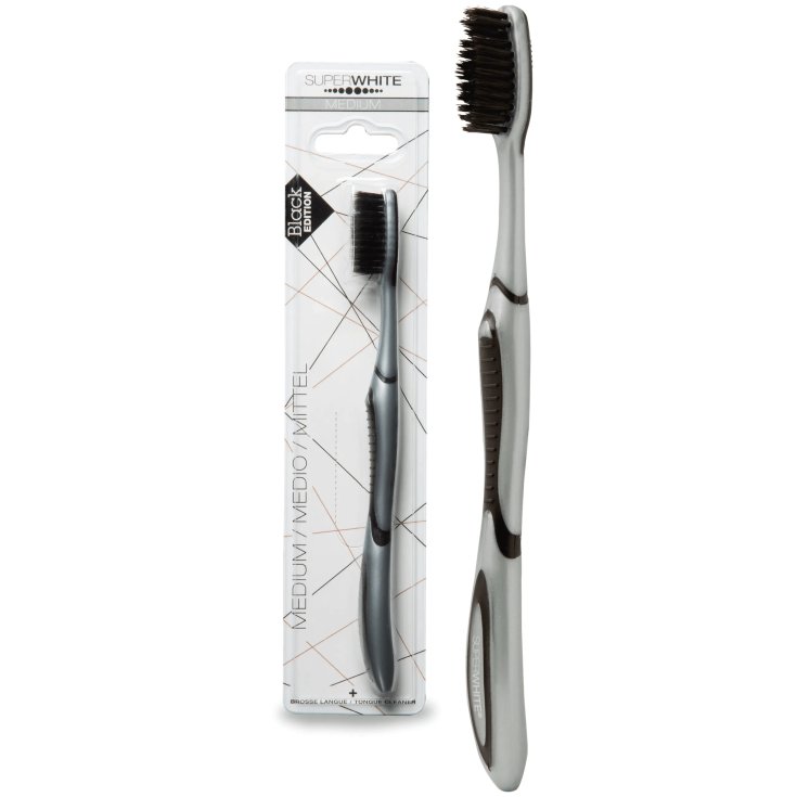 Spazzolino Da Denti Black Edition Medium SuperWhite&reg; 1 Pezzo