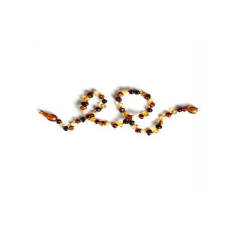 Quaranta Settimane Collana Ambra Multicolore Scura Suavinex 1 Pezzo