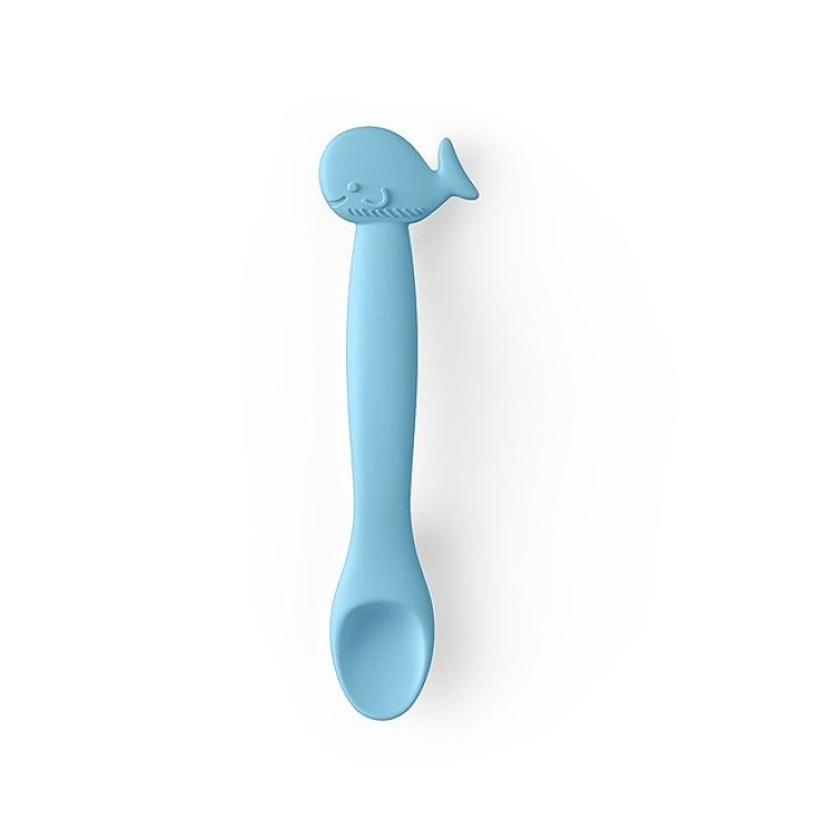 Cucchiaio Balena Silicone Azzurro Suavinex 1 Pezzo