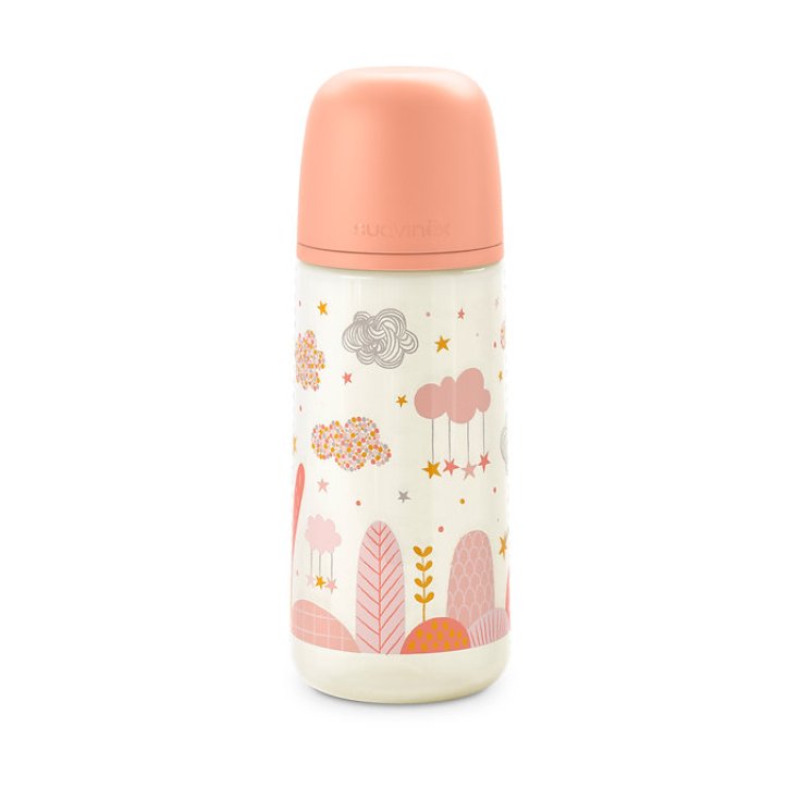 Dream Biberon Silicone Piuma Rosa Suavinex 360ml