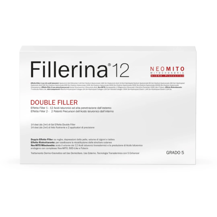 Fillerina 12 Double Filler Neo Mito Base Grado 5 30ml+30ml 14+14 Dosi