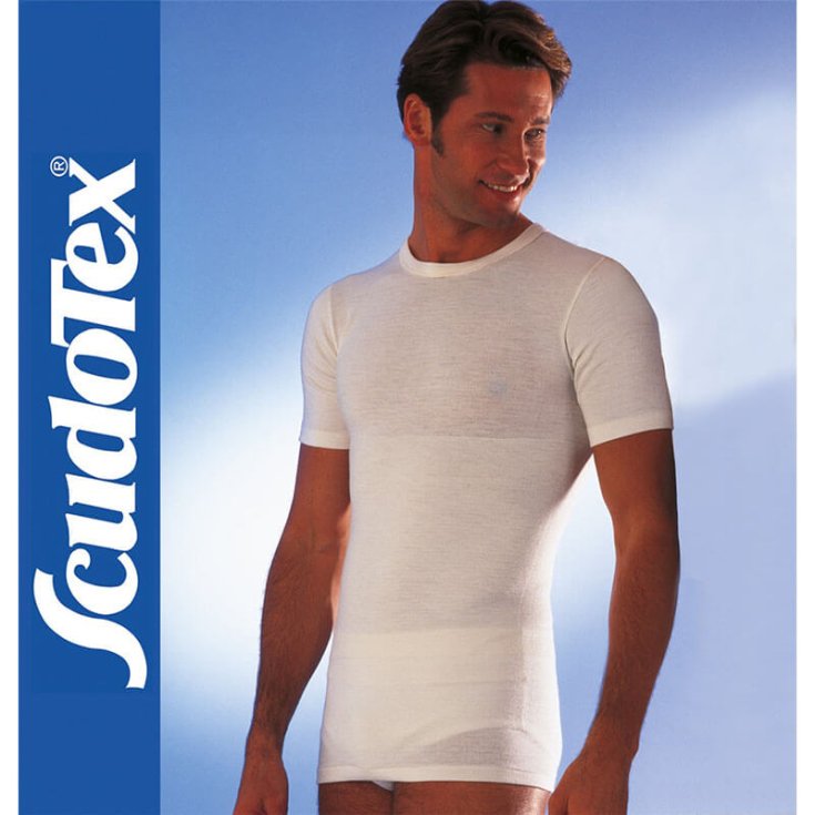 Maglia Cintura Uomo Mezza Manica Bianco Tg.4 Scudotex