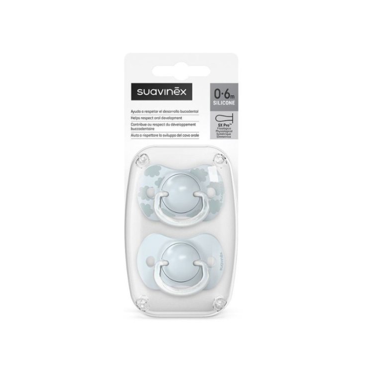 Dreams Succhietto In Silicone 0-6M Celeste Suavinex 2 Pezzi