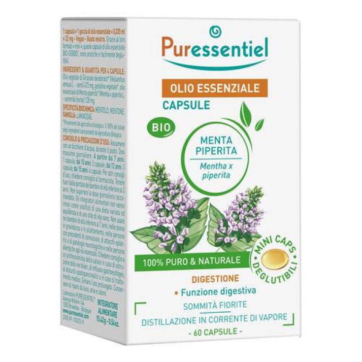 Menta Piperita Bio Puressentiel 60 Capsule