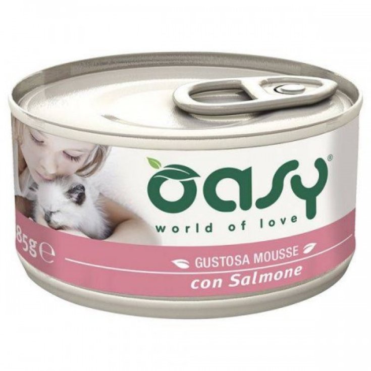 Oasy&reg; - Mousse Salmone Gatto Adulto 85g