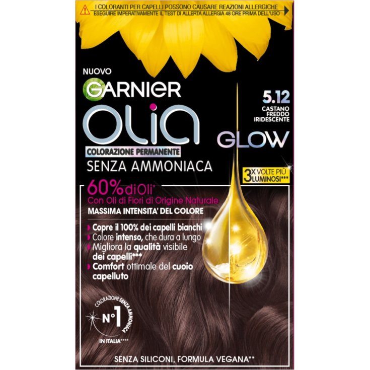 Olia Glow 5.12 Castano Medio Cangiante Garnier
