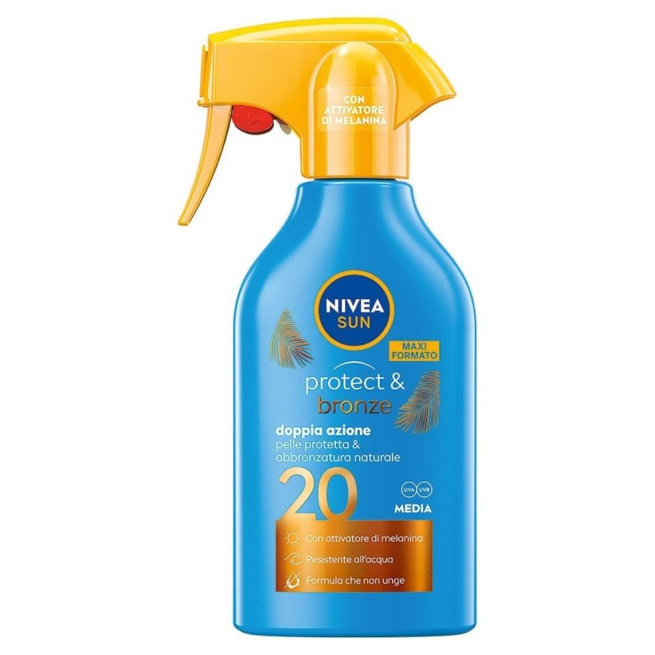 Spray Solare Protect & Bronze Fp20 Nivea Sun 270ml