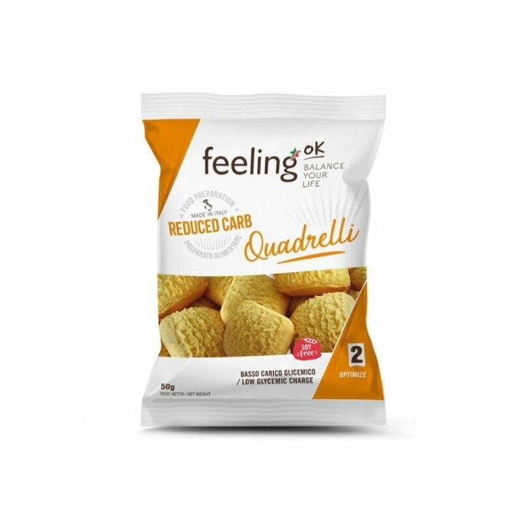 Quadrelli alla Vaniglia-Limone Optimize Feeling Ok 50g