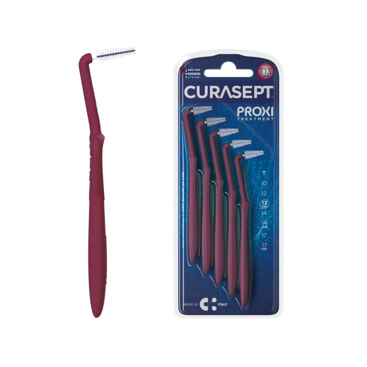 Proxi T13 Angle Treatment Bordeaux Cone 17 Curasept 5 Pezzi