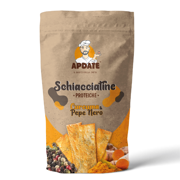 Schiacciatine Proteiche Curcuma e Pepe Nero 150g