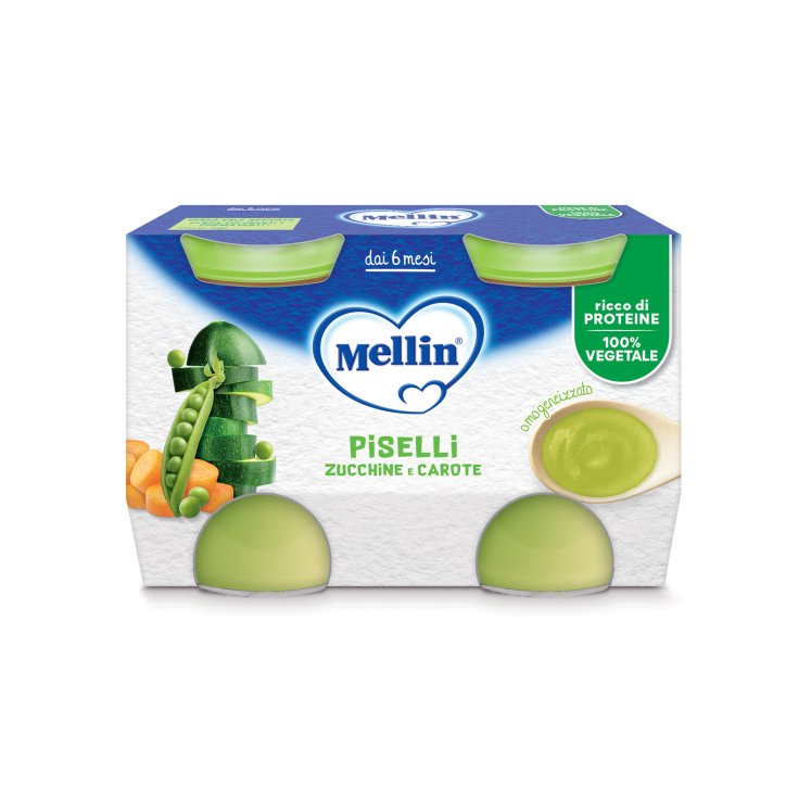 Piselli Zucchine E Carote Mellin 2x130g