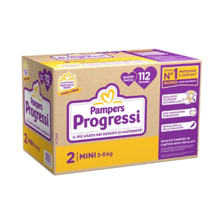 Pampers&nbsp;Progressi 2 Mini 112 Pezzi