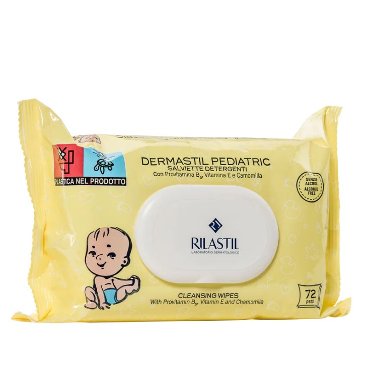 Dermastil Pediatric Salviette Detergenti&nbsp;Rilastil&nbsp;72 Pezzi